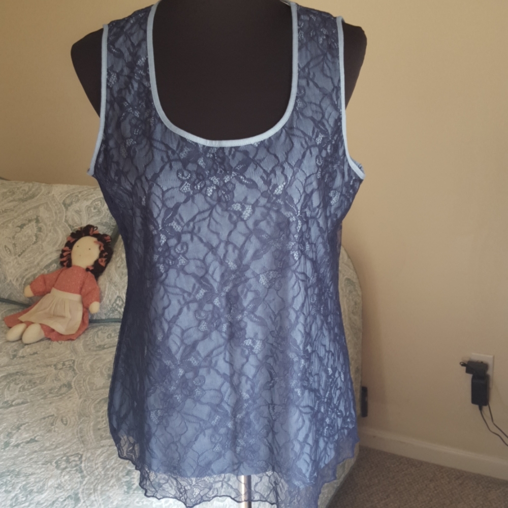 Chico's lace tank nwt